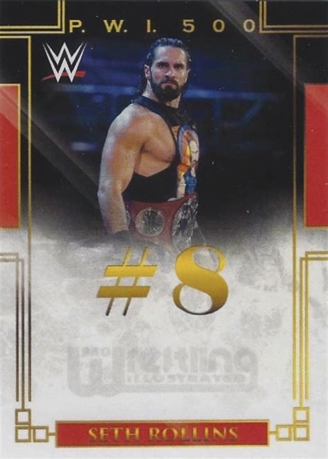 KAGEGFX PRO WRESTLING ILLUSTRATED TOP 10 2020 SETH ROLLINS 8 CRAZY