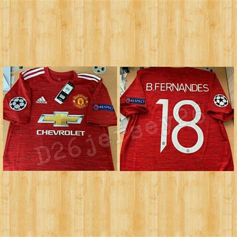 Jual Jersey Manchester United Home Official Cetak Nama Font