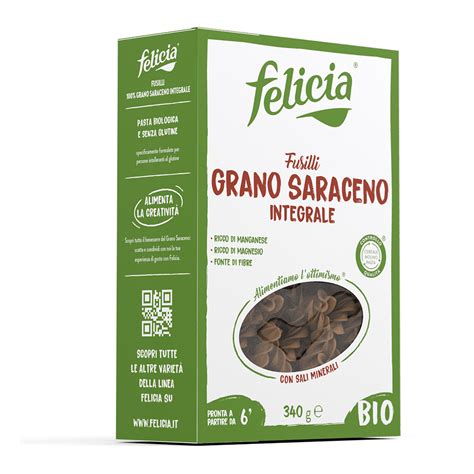 Fusilli Di Grano Saraceno Integrale Felicia Forneria Del Senza Glutine