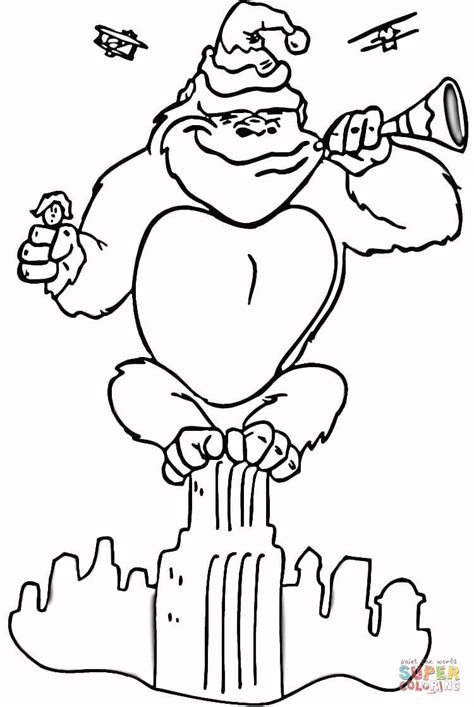 Disegno Di King Kong Da Colorare Disegni Da Colorare E Stampare Gratis