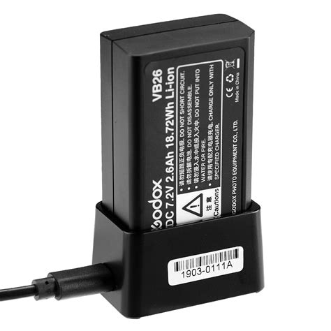 Godox VC26 USB Charger For V1 Battery