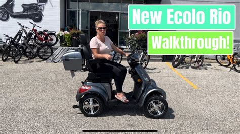 New Ecolo Rio Mobility Scooter Walkaround YouTube