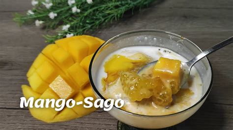 Island Paradise Creamy Mango Sago Infused With Palm Sugar Syrup