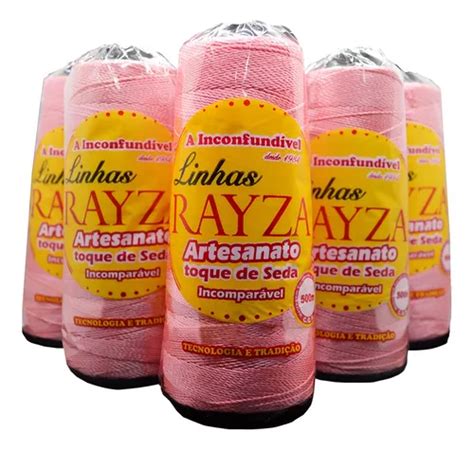 Linhas Rayza Artesanato Grossa Pink Pack Un Parcelamento