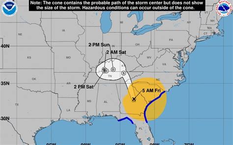 Maps Show Helenes Path As It Batters Florida And Southeast