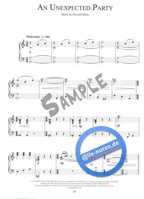 Howard Shore Piano Sheet Music Buy Sheet Music Online