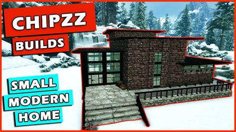 Ark How To Build A Small Modern Home No Clip Enabled Building