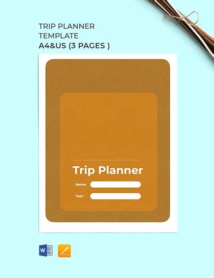 FREE Printable Trip Planner - Word | Pages | Google Docs | Template.net