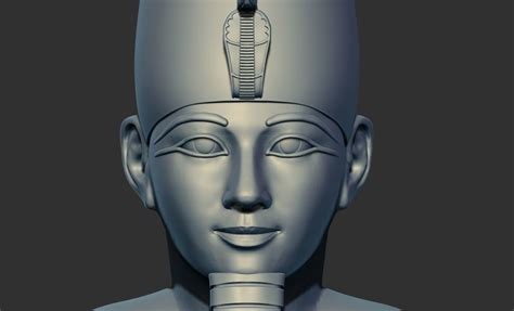 Kneeling Statue Of Queen Hatshepsut D Printable Model D Model D