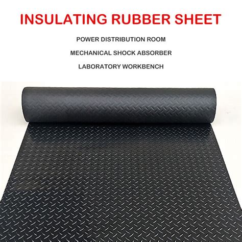 Checker Plate Rubber Garage Flooring Matting M Wide X Mm Thick A