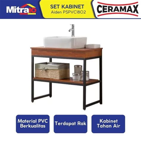 Jual Ceramax Kabinet Dengan Wastafel Kamar Mandi Aiden Series Pspvc