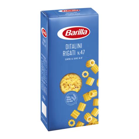 Barilla Pasta Di Semola Ditalini Rigati N47 500 Gr Arena Foods