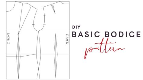 DIY Basic Bodice Pattern Tutorial