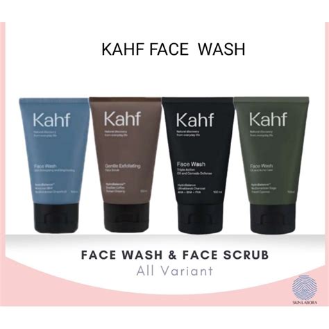 Jual Kahf Facial Wash Ml Ml Sabun Cuci Muka Pria Shopee