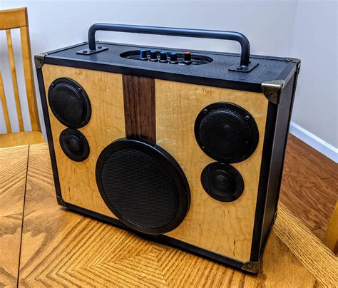 My First Go At A Diy Speaker Built From The Parts Express 200w Blast