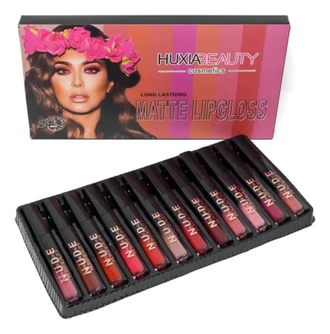 Conjunto De Batons De Cor Fosca New Nude Huxia Beauty Lg Color