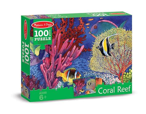 Melissa And Doug Coral Reef Cardboard Jigsaw Puzzle 100