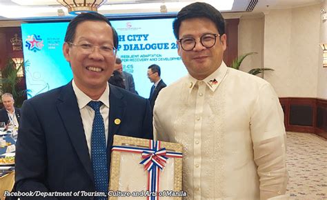 Manila Vice Mayor Yul Servo Nieto Delivers Speech In Summit In Vietnam