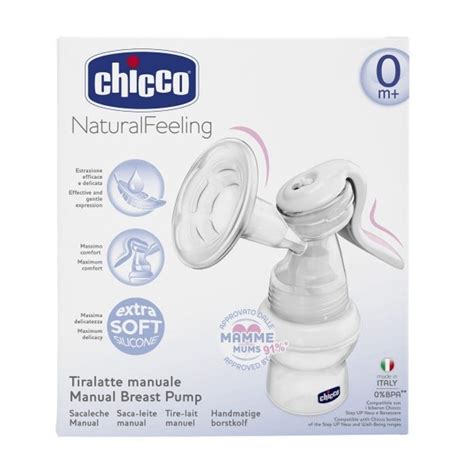 Bomba Tira Leite Manual Chicco 150ml Branco Tudo Com Nome