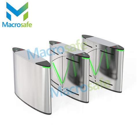 New Access Control Turnstile Flap Barrier Gate Rfid Card Reader For