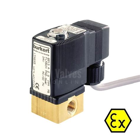 Burkert Type 6013 ATEX Solenoid Valve Valves Online