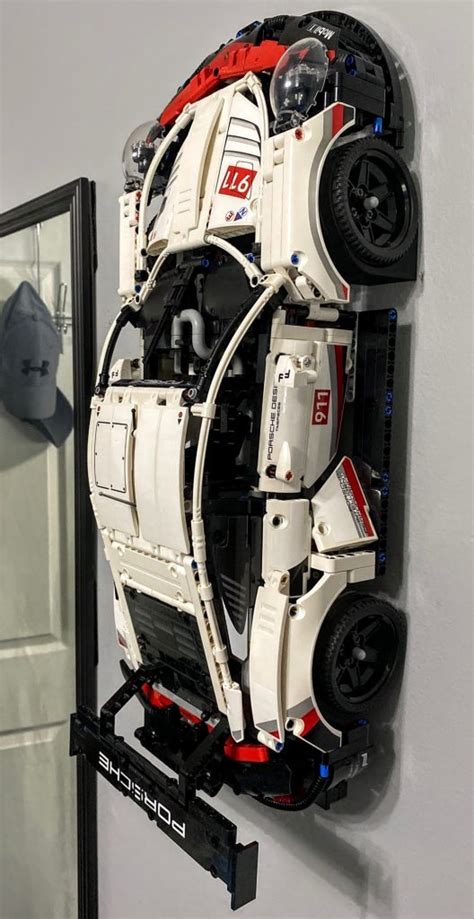 Ultimate Display Wall Mount For Lego Technic Car Porsche Rsr Bugatti