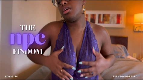 The Npc Findom Hd Mp P By Royal Ro With Financial Domination Npc Fetish Lingerie Ebony