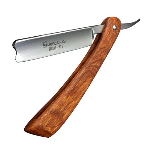 Straight Razor Retro Shaving Razor Stainless Steel Wood Handle Barber