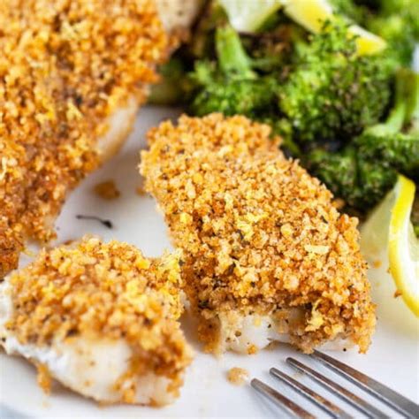 Panko Baked Cod The Rustic Foodie®