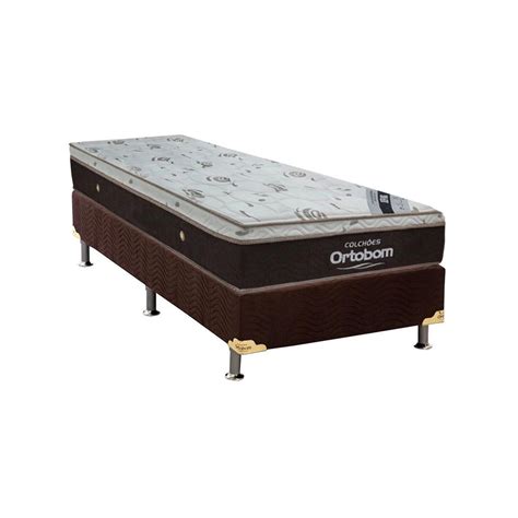 Conjunto Box Colchão Ortobom Sleep King Cama Solteiro 88x188 Submarino