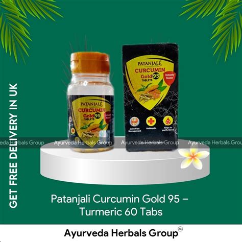 Patanjali Curcumin Gold Turmeric Tabs Ecobay Herbals