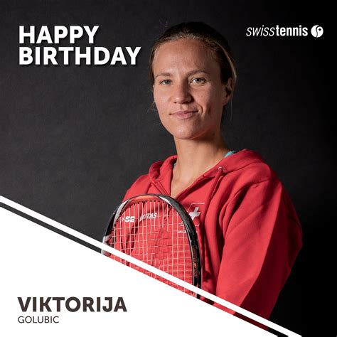 Swiss Tennis - Happy Birthday Viktorija Golubic! 🎉 Zu...