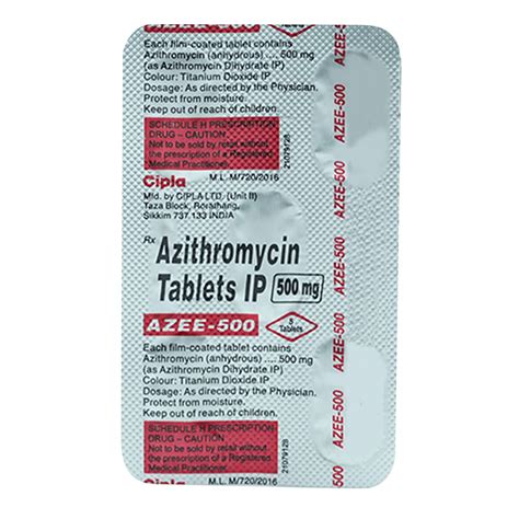 Azee 500 Tablet 5s Price Uses Side Effects Composition Apollo