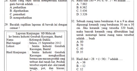 Contoh Soal Tes Psikotes Masuk Smp Delinewstv