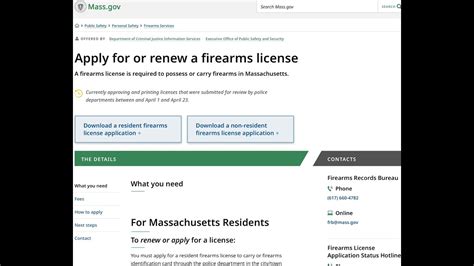 How To Apply For A Ma Ltc Fidc Gun Permit Youtube