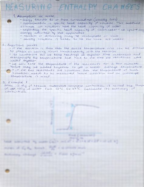 Ib Hl Chemistry Energetics Cheatsheet Online Simpleplanning Net