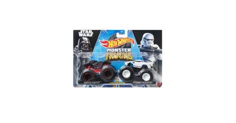 Hot Wheels Monster Trucks Demolition Doubles Star Wars Darth Vader Vs Stormtrooper Hlt59