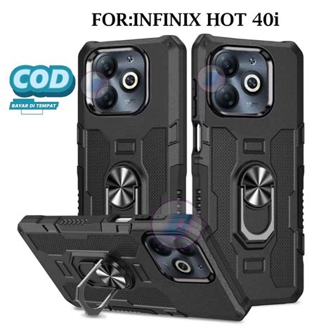 Jual Casing Infinix Hot I Casing Hard Case Ring Armor Robot Case Kickstand Hybrid Hit Ring