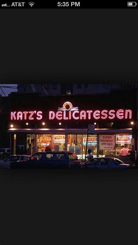 Katz delicatessen on Delancey Street in the Bowery. Where Harry met Sally. NEW YORK CITY | Katz ...