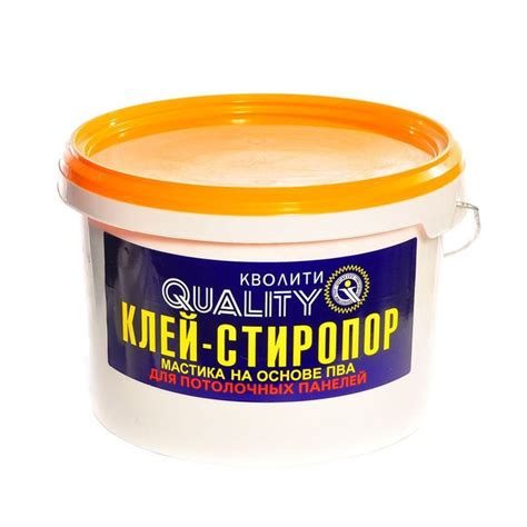 Клей для потолочных панелей quality стиропор 4кг - купить с доставкой ...