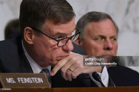 Senate Intelligence Committee Ranking Member Sen Mark Warner And