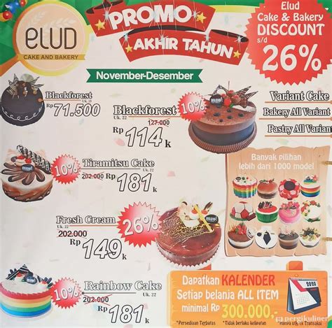 Selalu Diperbarui Menu Elud Cake And Bakery Pancoran Mas Depok