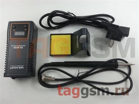 Мини-паяльная станция YAXUN YX-8034 (жало Т12-I, подставка)