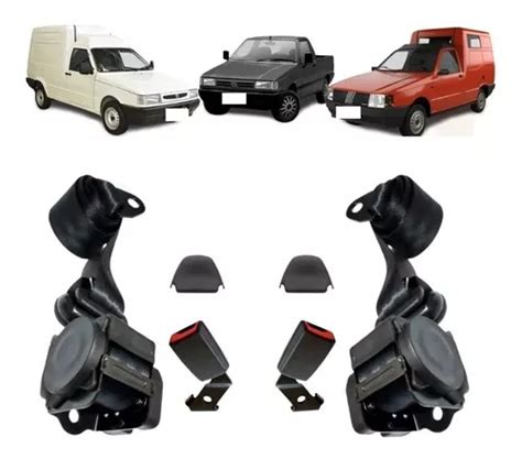 Kit Cinto Seguran A Retr Til Completo Dianteiro Fiat Fiorino