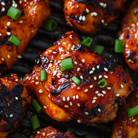 Grilled Korean Chicken Thighs