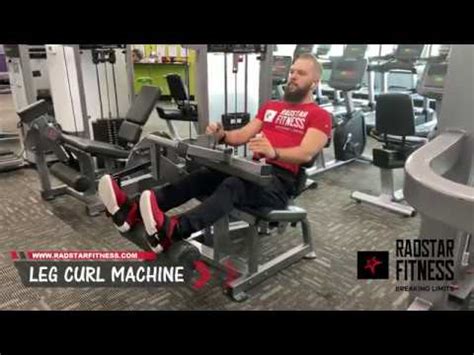 Radstar Fitness Leg Curl Machine Leg Exercise YouTube