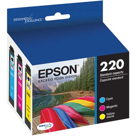 Epson T220 DURABrite Ultra Color Ink Cartridge Multi Pack