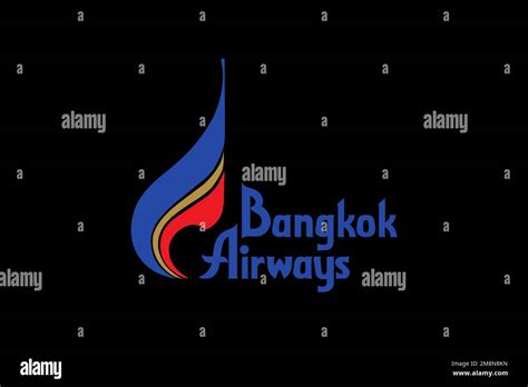 Bangkok Airways, Logo, Black background Stock Photo - Alamy