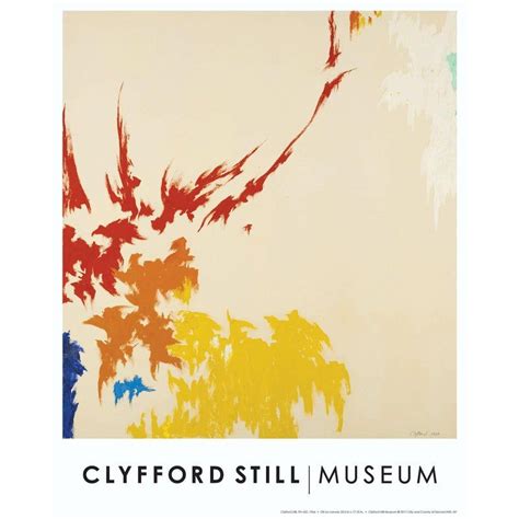 Clyfford Still Abstract Expressionist Lithograph Print Poster ...