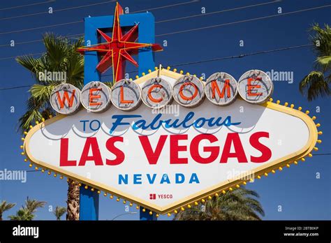 Las Vegas Nevada August 30 2019 The Famous Welcome To Fabulous